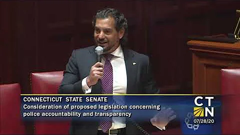 State Senator Gennaro Bizzarro comments on the Police Accountability Bill 7 28 2020