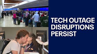 Global Tech Outage: U.S. flight delays persist