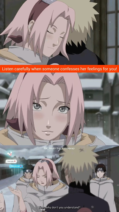💓sakura i love you🤕 Naruto Listen carefully #when someone confesses🥰 her feelings for you! Tamil❤️‍🩹