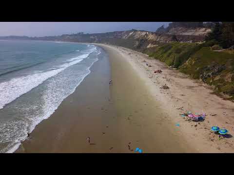 DJI Mavic Pro Flying Along Carpinteria Beach