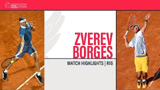 Alexandre Zverev - Nuno Borges | ROME R16 - Match Highlights #IBI24