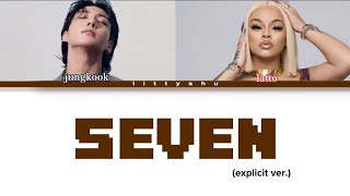 Jungkook Ft. Latto - Seven Explicit Ver. Kolay Okunuş