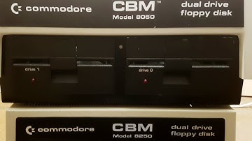 Commodore 8050 and 8250 floppy drives (with Micropolis floppy disk drives)