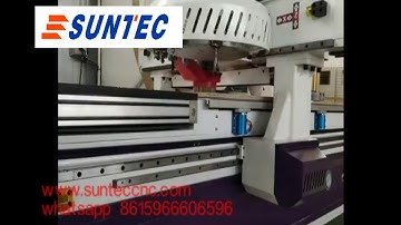 nesting cnc automatic loading unloading cnc router disc round ATC cnc for cabinet making