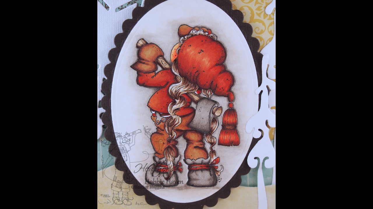 Tilda in the Forest Copic Coloring Card Kit - YouTube