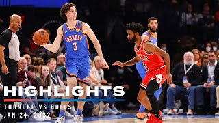 Highlights Thunder Vs Bulls 01242022