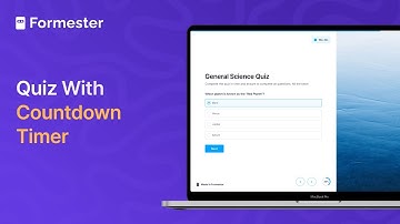 How to Create a Timed Quiz with Formester