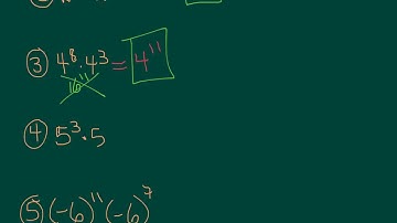 7.1 Properties of Exponents
