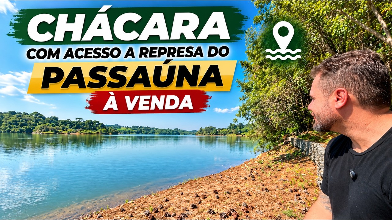 Capa do video: Chácara à venda em Campo Largo | Com acesso para a Represa do Passaúna