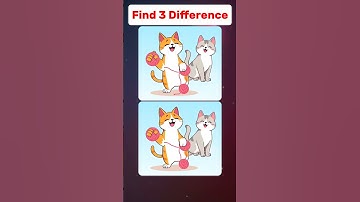 Genius Vision Required: Find the 3 Mistakes!🥸🔥#findthedifferences #quiz #iqtest