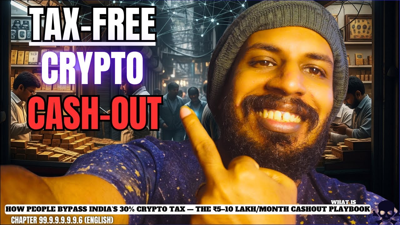 How to Legally Avoid India’s 30% Crypto Tax – ₹5–10 Lakh/Month Strategy