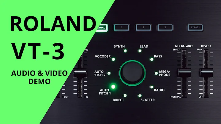 ROLAND-VT 3 - Voice Transformer DEMO