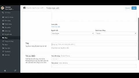 [Hướng dẫn] tạo một BÀI VIẾT từ website haravan
