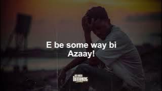 Kofi Kinaata - Overthinking (Lyrics Video)