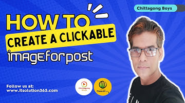 How to create clickable image | Social Media Clickable Image