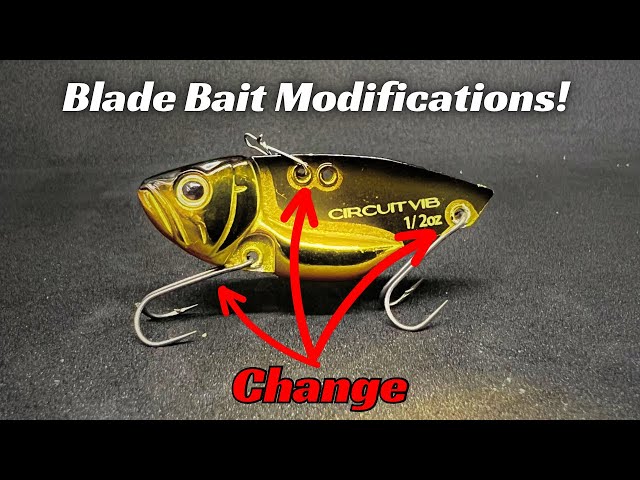 Blade Bait Modifications To Double Your Bites! 