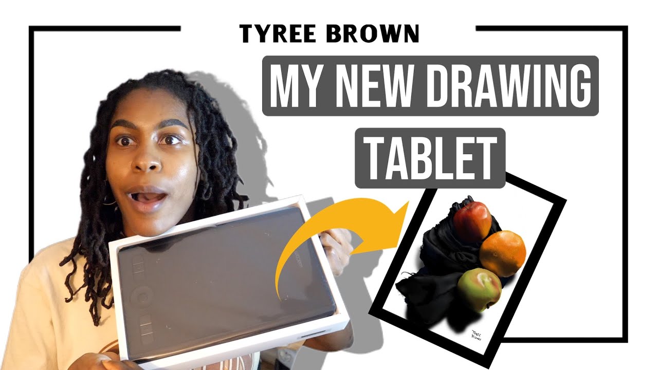 Opening and Trying Out My New Drawing Tablet - YouTube