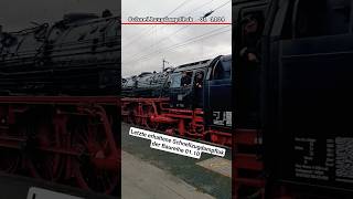 Königin der Schiene beim Ankunft in Bebra • Dampflok 01 1104 nach der #ParallelFahrt № 1