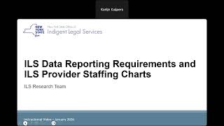 January 2026 Instructional Video ILS Provider Staffing Charts and ILS Data Reporting Requirements