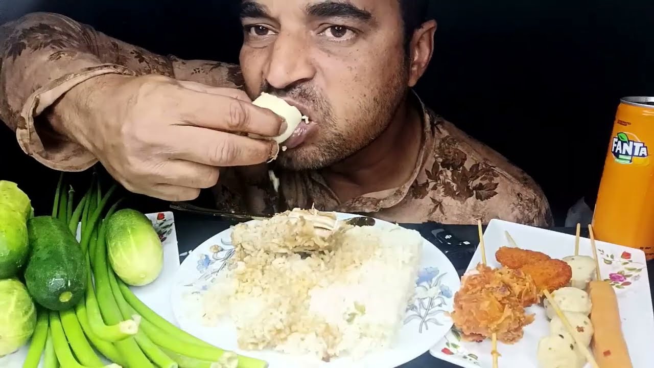 সেরা চিকেন ফিস্ট! বিরিয়ানী, বল ও ললিপপ Mukbang🍗 Chicken Biryani & Lollipop Eating Challenge!