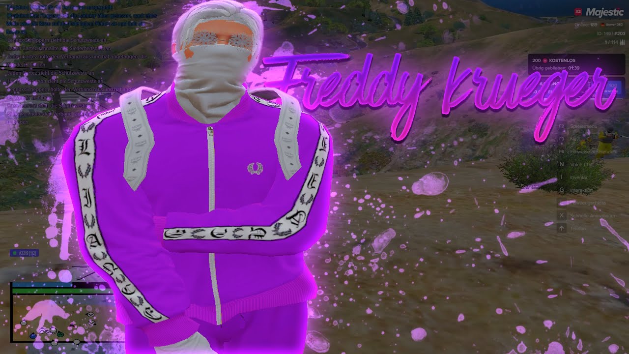 [Majestic-RP] FREDDY KRUEGER | Jaden Cartez - YouTube