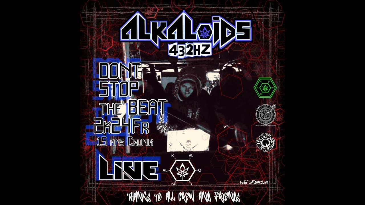 Alkaloids432hz liveset | Don’t Stop the Beat | 15th anniversary of Cronik Sound System