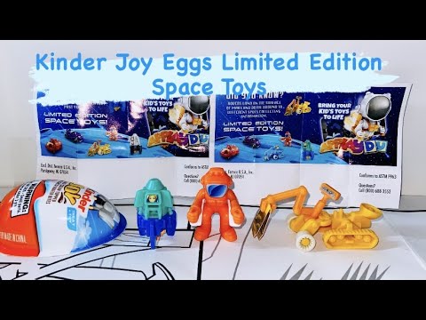 3 Kinder Egg Surprise Toys Cars Green Blue & Yellow UP KN 6