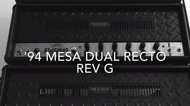Mesa Dual Recto - Rev C/F/G Comparison