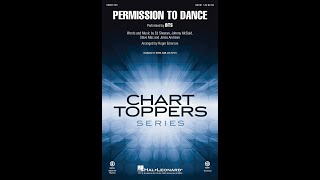 Permission to Dance (SATB Choir) - Arranged by Roger Emerson Resimi