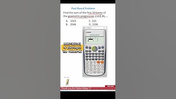 Sum of Geometric Progression using calcu #calculatortechnique #day3  #boardexamstudy