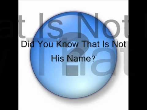 Yahshua or Jesus What is His Name?  YouTube