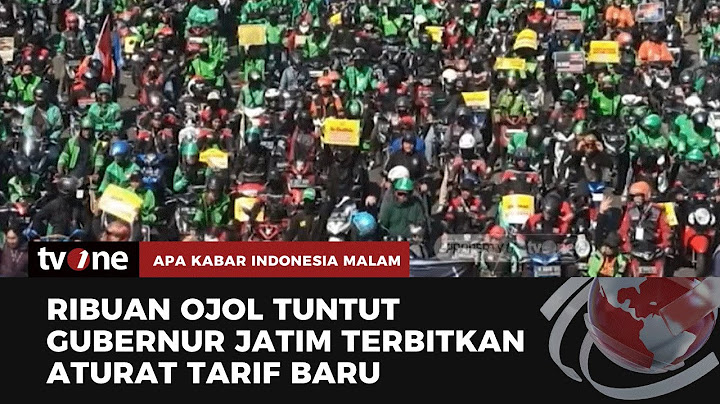 Ribuan Ojol Demo Tuntut Gubernur Terbitkan Aturan Tarif Atas Bawah | AKIM tvOne