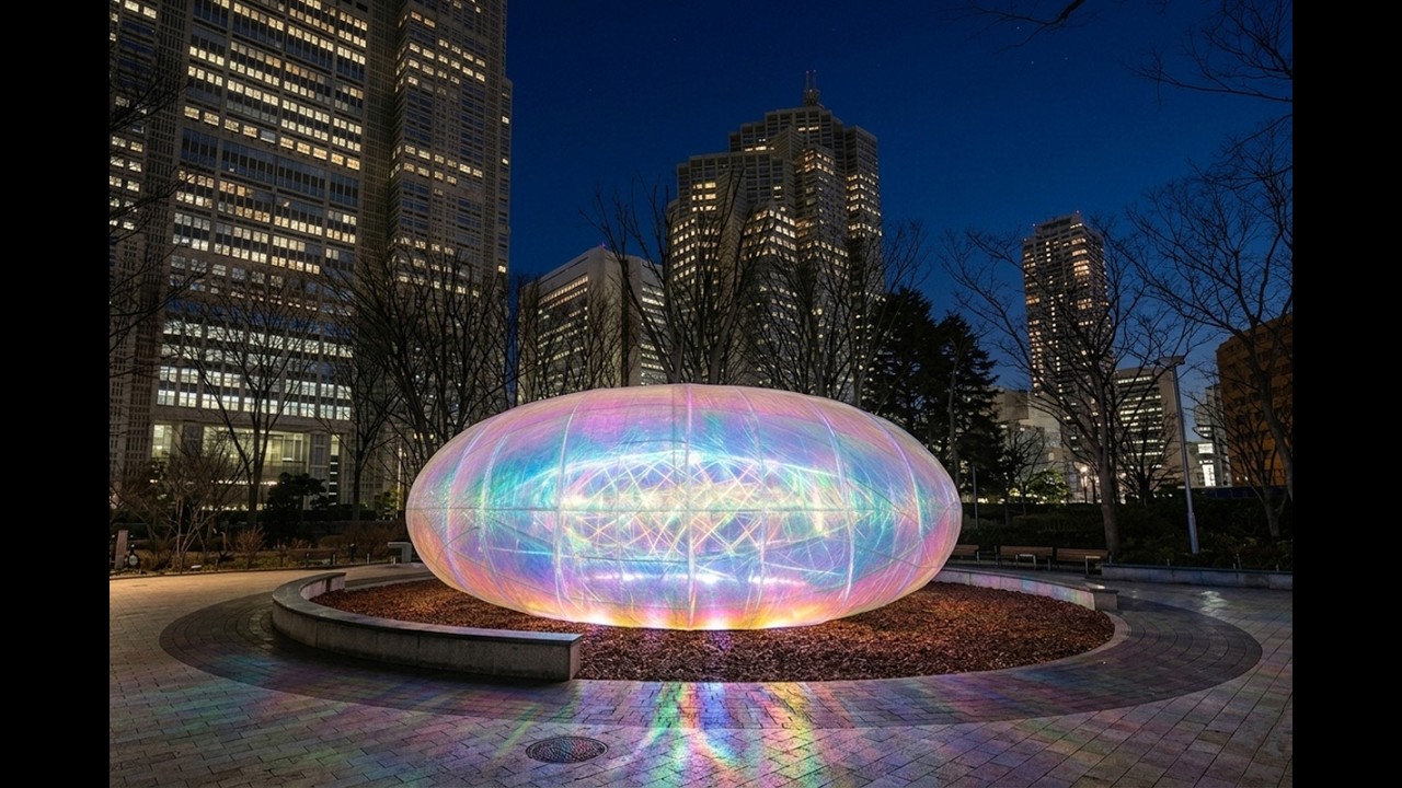 万博のレガシー作品、東京の夜へ。奥中章人の光の作品が「TOKYO LIGHTS