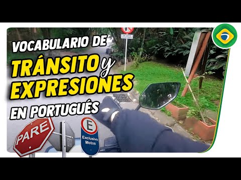 🏍 Vocabulario de Tránsito y Expresiones en Portugués - Clase con Philipe Brazuca (el tráfico)