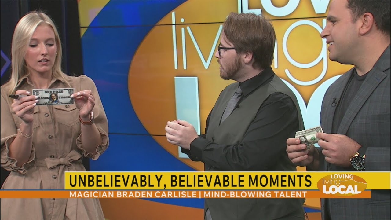 Cover frame from Braden Carlisle’s appearance on Loving Living Local on FOX21 News