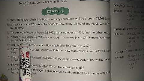 Class 5, Ch 2 ex 2.3