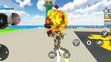 Robot Car Drone Transform: Robot Car Games | Android Gameplay