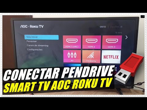 Como instalar aplicativos na Smart TV AOC pelo pendrive?