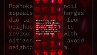 Roanoke City Council repeals controversial zoning changes