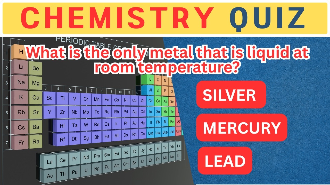 Can You Get 30/30? | Chemistry Quiz | #ChemistryQuiz #PeriodicTable #ScienceTrivia