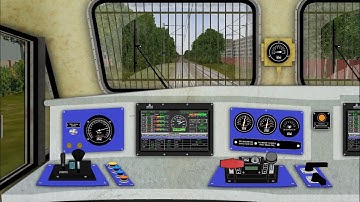 New - EMD Cabview for Microsoft Train Simulator | HD PC Gameplay