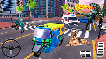 Tuk Tuk Auto Rickshaw Sim #46 - Gameplay Walkthrough  Android Ios Games