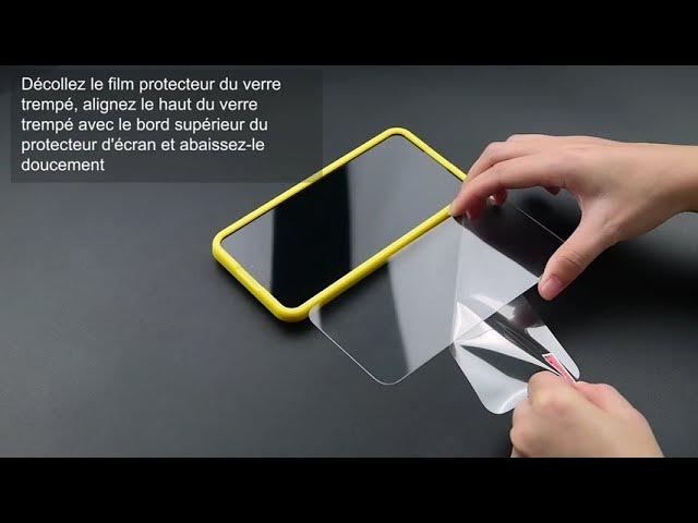 Video zur Installation des Displayschutzes für das iPhone 15 