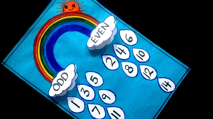 Odd and Even project |Maths TLM |Odd, even chart |Primary School project #mathstlm #oddeven