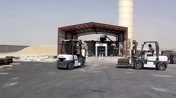 QT10 15 Automatic Concrete Hollow Block Production lIne, cement brick making machine