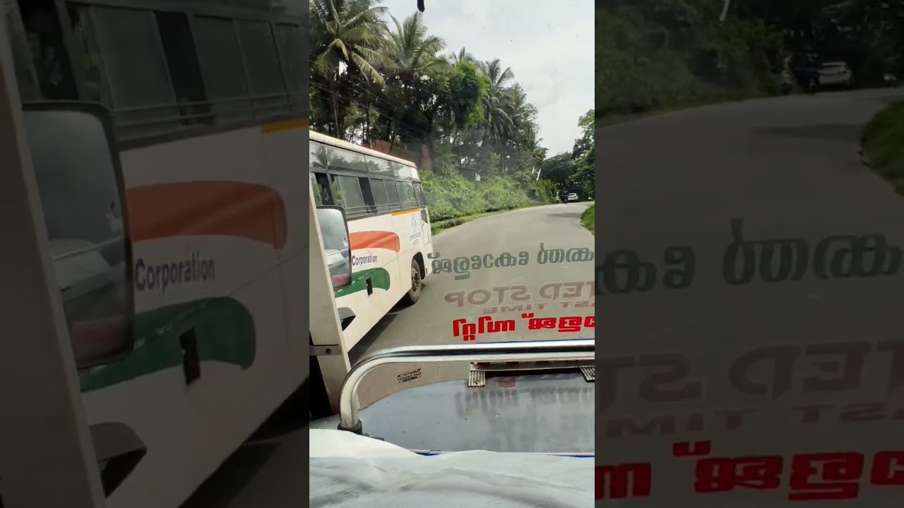 Chothi private bus vs ksrtc 🔥 