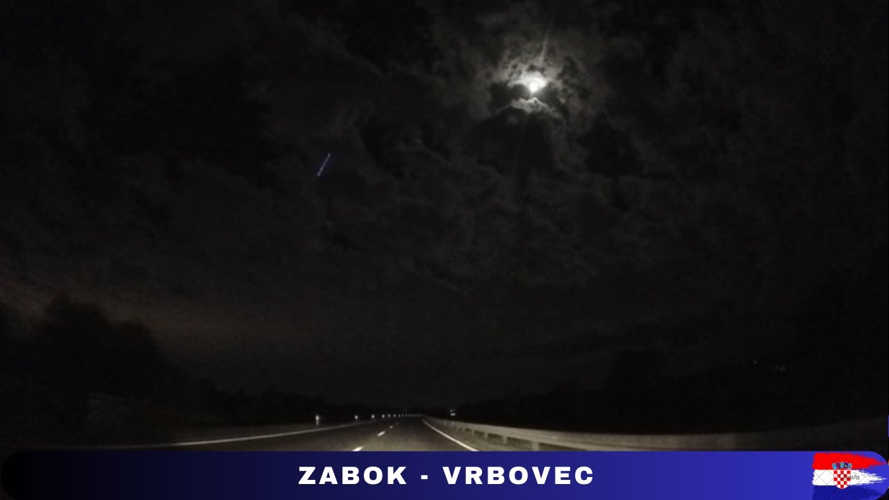 Driving in Croatia #26 - Night Drive from Zabok to Vrbovec