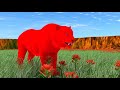 تعليم أسماء و ألوان الحيوانات / أصوات الحيوانات / فيديو ممتع للأطفال