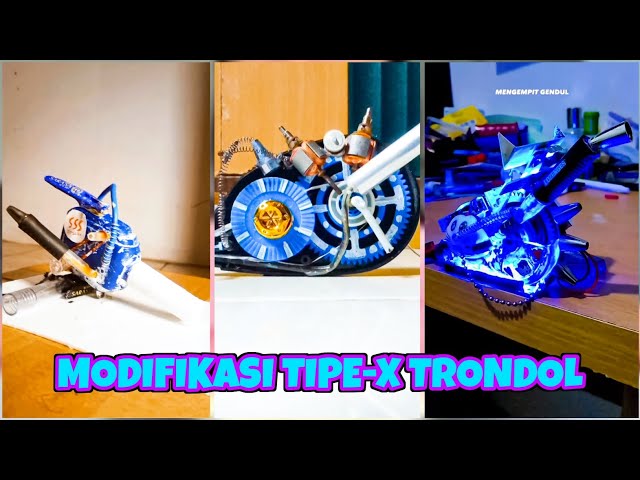 TIPEX TRONDOL 🏁🥰 Tren Baru Modifikasi Tipe-x Jadi Mesin Balap ✨🔥 #PART3 class=