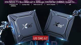 X96 M200 TV Box Android14 Amlogic S905X5M (S905A) Quad Core AR... — Best Buy 2026 | Great Quality!